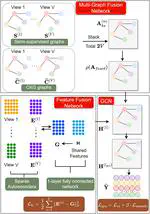 Multi-view semi-supervised classification via innovative graph construction and smoothness-aware graph convolution